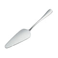 Serrated stainless steel cake server, full view