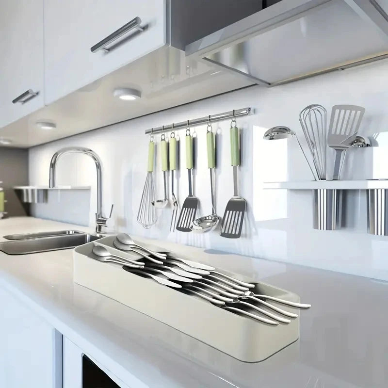 Grey-1Pc cutlery tray variant, product photo