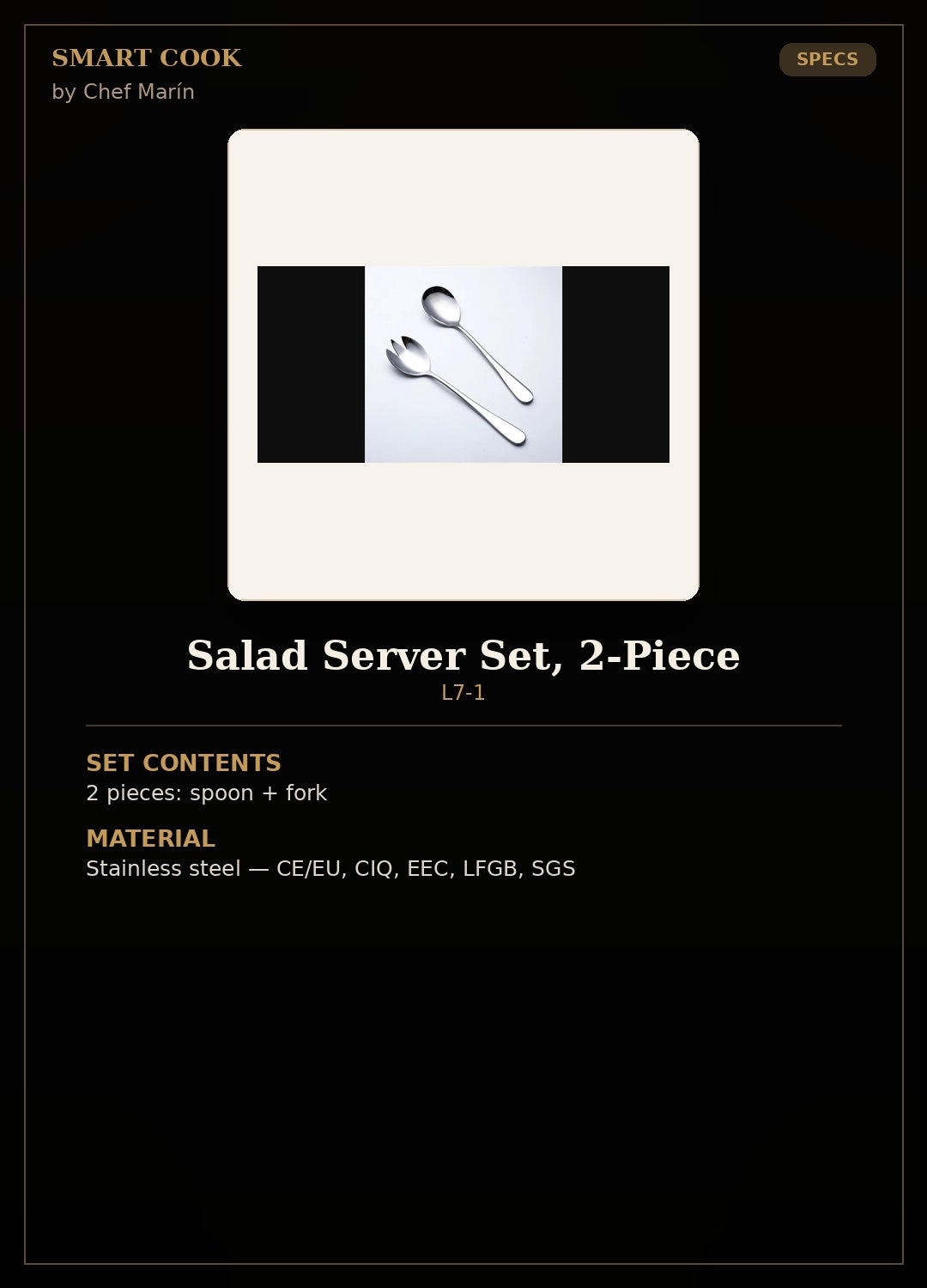 L7-1 technical specifications card