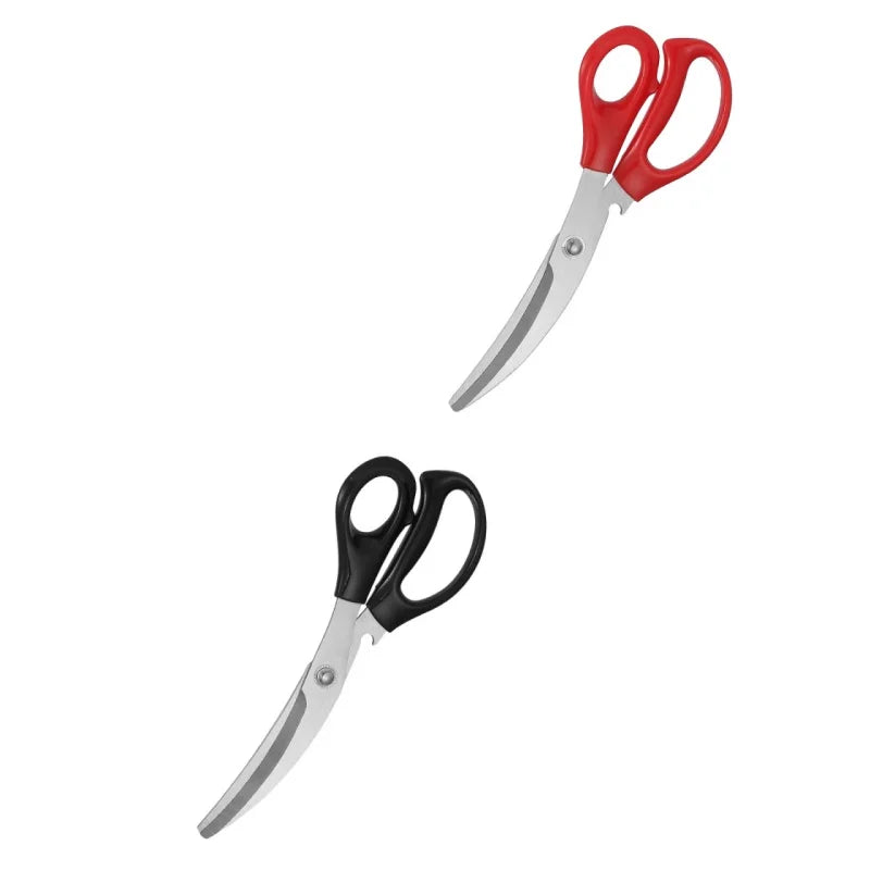 Professional Stainless Steel Kitchen Scissors — Multifunctional