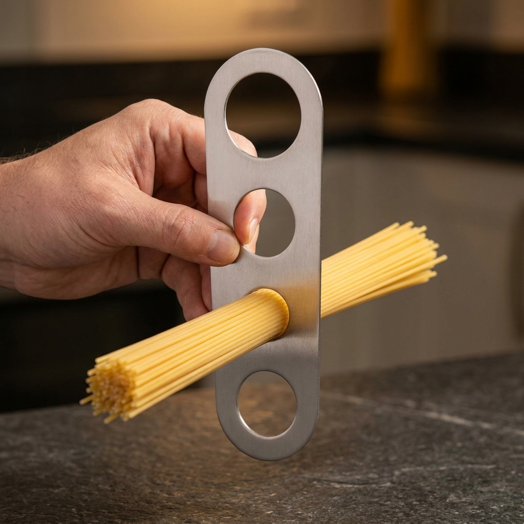 Spaghetti Measuring Tool in use