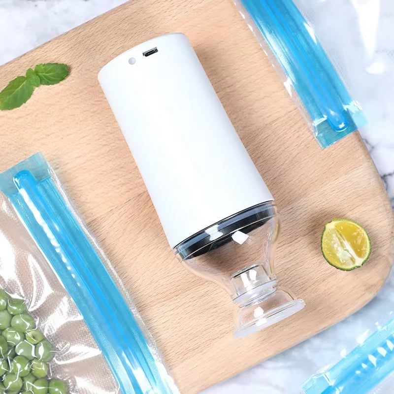Vacuum Seal Food Storage Bags Set with Electric Pump
