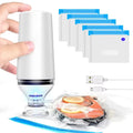 Vacuum Seal Food Storage Bags Set with Electric Pump