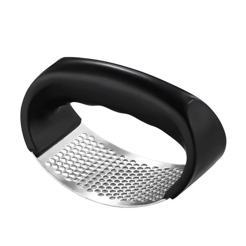 Professional Stainless Steel Garlic Press — Easy Squeeze Design