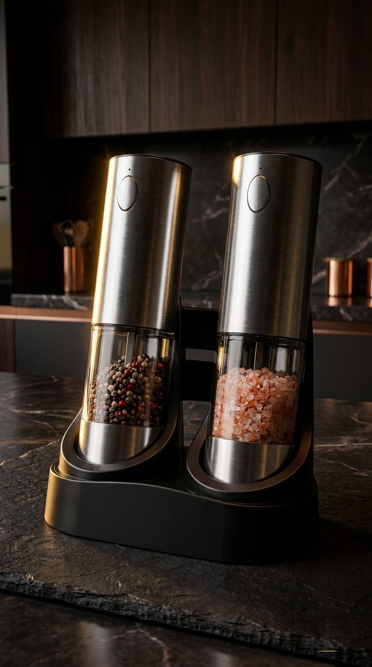 Electric Salt & Pepper Grinder Set - Smart Cook by Chef Marín kitchen tool, photo 1 of 7