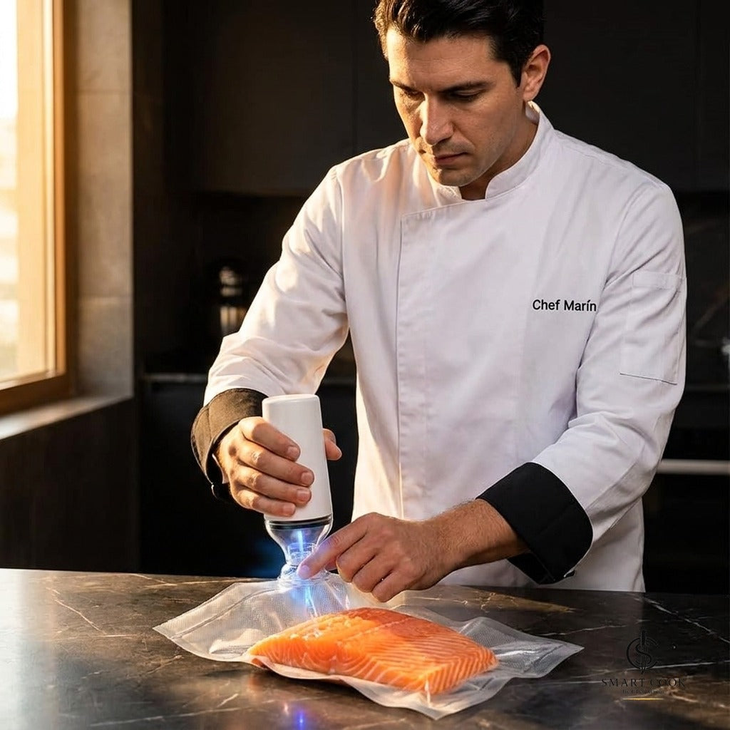 Vacuum Sealer Bags with Electric Pump - Smart Cook by Chef Marín kitchen tool, photo 2 of 8