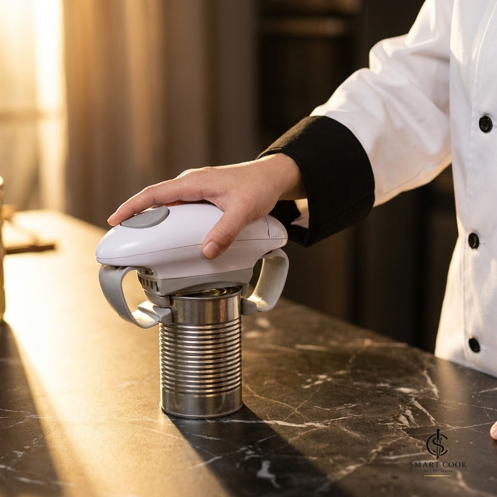 Hands-Free Electric Can Opener - Smart Cook by Chef Marín kitchen tool, photo 2 of 6