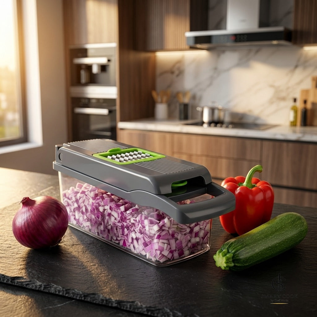 14-in-1 Vegetable Chopper - Smart Cook by Chef Marín kitchen tool, photo 3 of 10