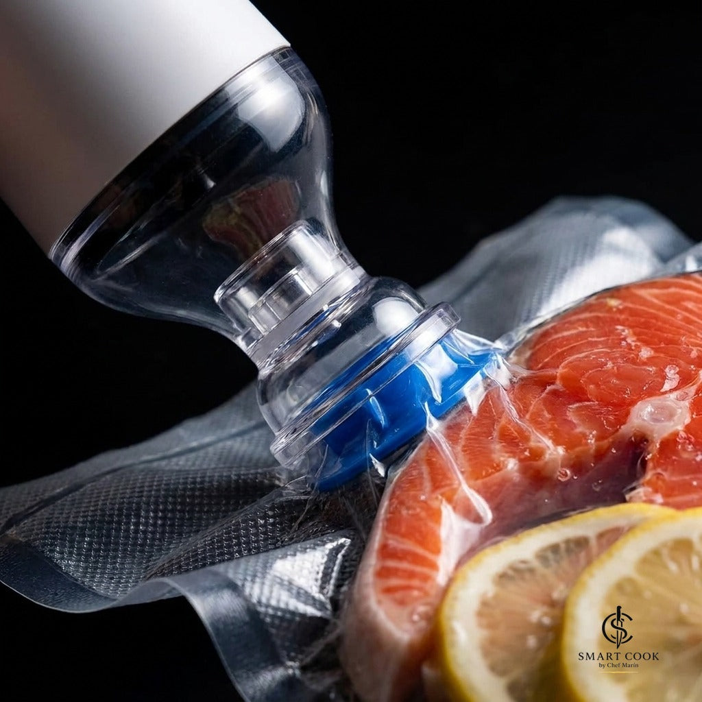 Vacuum Sealer Bags with Electric Pump - Smart Cook by Chef Marín kitchen tool, photo 5 of 8