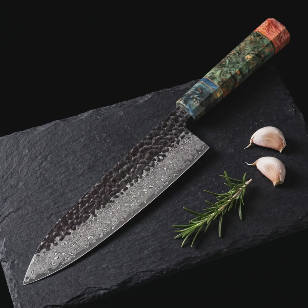 8" Damascus Chef Knife | Chef Marín's Choice