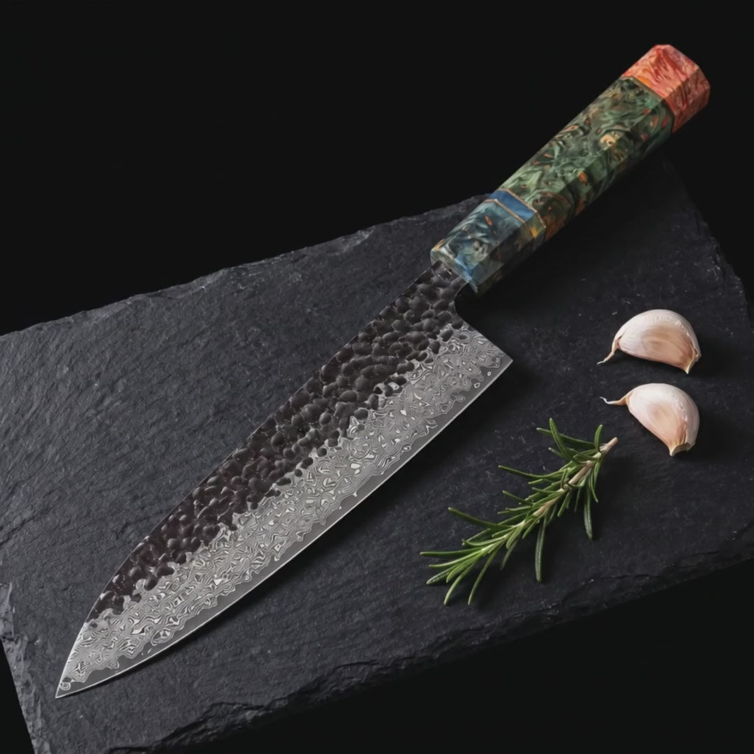 8" Damascus Chef Knife | Chef Marín's Choice